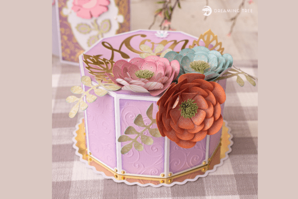 3D SVG Mother’s Day Gift Box for Creative Projects