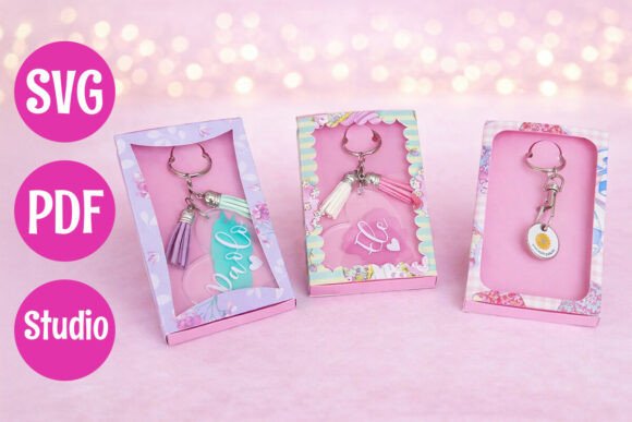 Box for Keys and Keychains: 3D SVG Ornaments