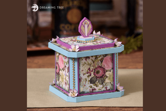 Fancy Floral Gift Box SVG Review: A 3D Design Asset for Gift Boxes