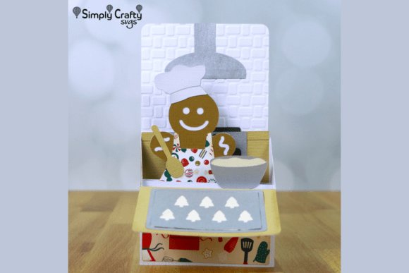 Gingerbread Baker Card SVG Review for Real Embroidery Projects