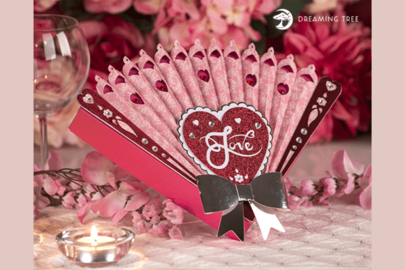 Heart Fan Box 3D SVG: A Versatile Design Asset for Valentine’s Day Branding
