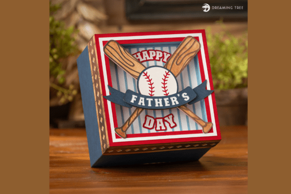 Home Run Gift Box: A 3D SVG Review for Father S Day