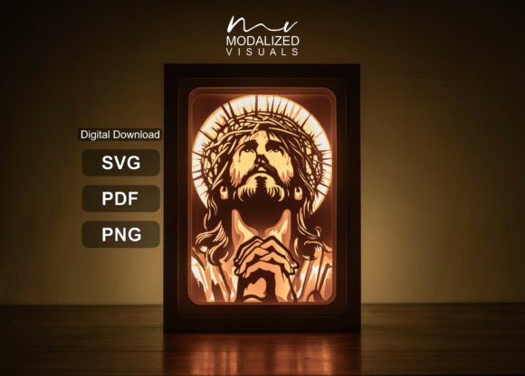 Jesus Lightbox Paper Cut Layered Review