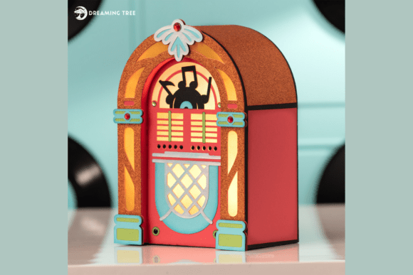 Jivinβ Jukebox SVG: A Nostalgic 3D Design Asset for Creative Projects