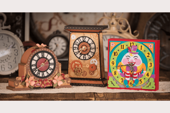 Making Time SVG Bundle: 3D SVG & Clocks for Blog Design