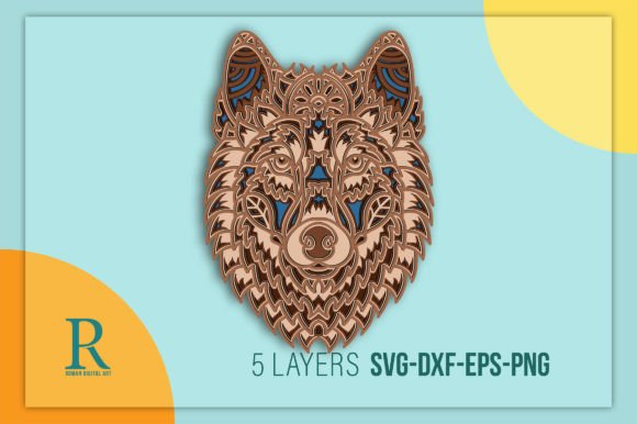 Multilayered Wolf Mandala SVG Design: A Real-World Review