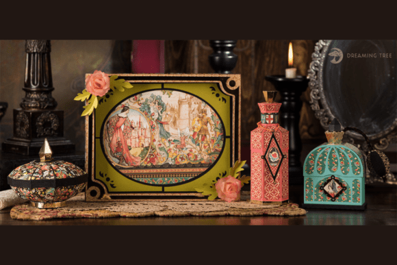 Myrcella’s Vanity SVG Bundle: A Timeless 3D Design Asset for Centerpiece Projects