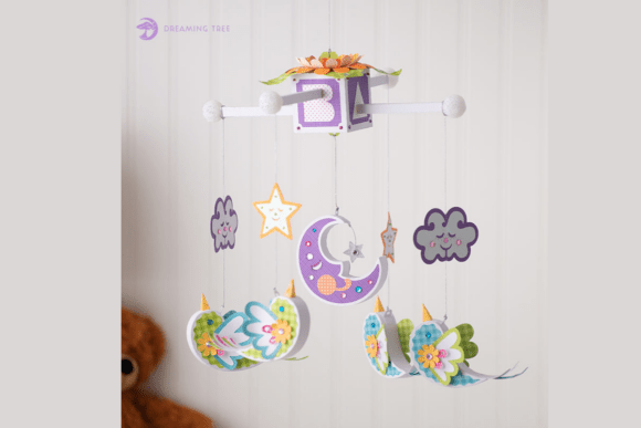 Nightingale Baby Mobile SVG Review for Real Embroidery Projects