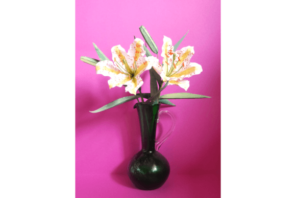Oriental Tiger Lily 3D SVG: A Bold Paper Flower for Branding and Packaging