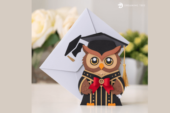 Owl Graduation Card SVG: A 3D SVG Review for Sellers