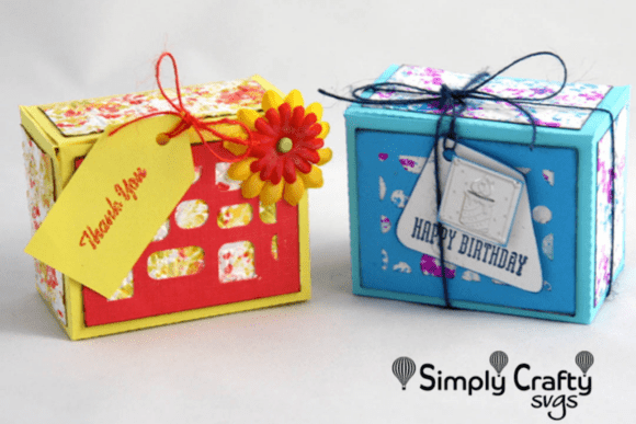 Small Gift Box SVG: A 3D Design Asset for Birthday Branding