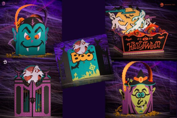 Spooky Treats SVG Bundle – A Festive 3D Design for Halloween Creators