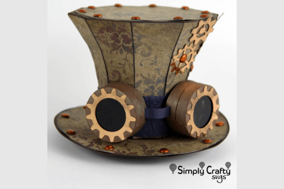 Steampunk Top Hat with Goggles SVG Review