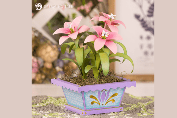 Whimsical 3D SVG Flowers for Enchanted Design Projects